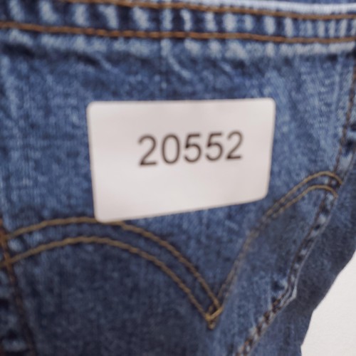 Levis 505 Jeansshorts Herren 36 Blau Denim Regular Fit Zip Fly 5 Pocket Classic - Bild 12 von 12