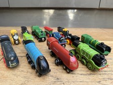 15 Piece Bigjigs And Brio Toy Train Bundle Joblot Inc Mallard, Bullet Train
