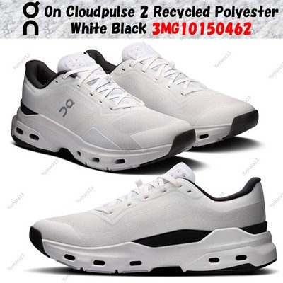 On Cloudpulse 2 Recycled Polyester White Black 3MG10150462 Herren Gr.
