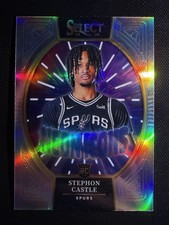 2024-25 Panini Select - Neon Icons Stephon Castle #3 Silver Prizm (RC)