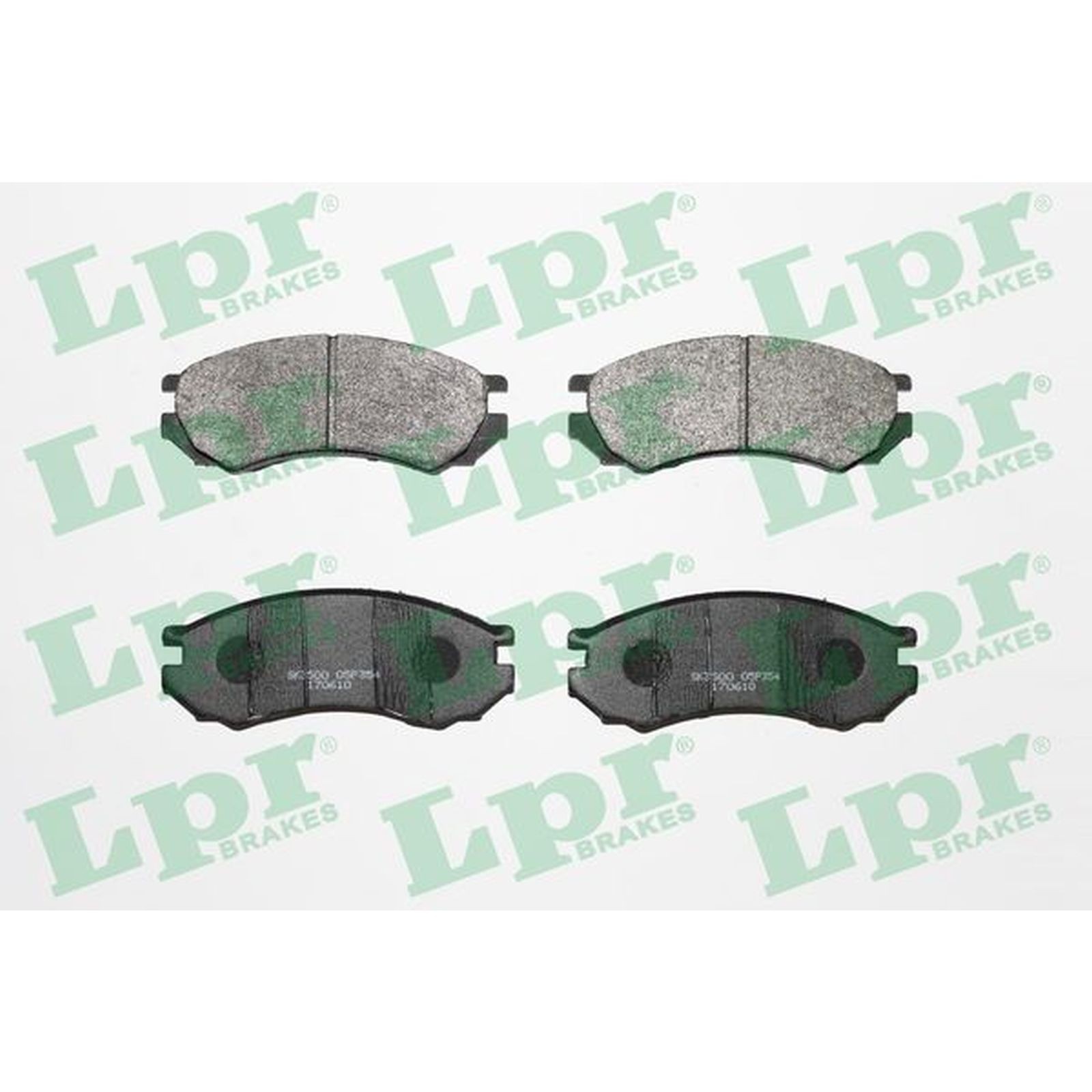 1x ORIGINAL® Lpr Bremsbelagsatz, Scheibenbremse Vorne für Nissan PRIMERA