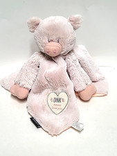 PINK Pig Lovey Security Blanket Thick Demdaco