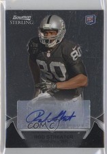 2012 Bowman Sterling Auto Rod Streater #111 Auto 0f8