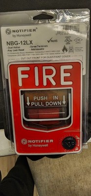 NOTIFIER by Honeywell NBG-12LX Addressable Fire Alarm Pull Station