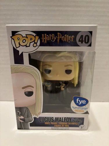 NEW Funko POP! Harry Potter - #40 Lucius Malfoy Holding Prophecy w/ protector