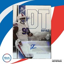 2024 Topps Signature Class DeWayne Carter Rookie Auto RC Buffalo Bills