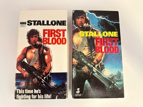 Rambo First Blood VHS First Release Lot