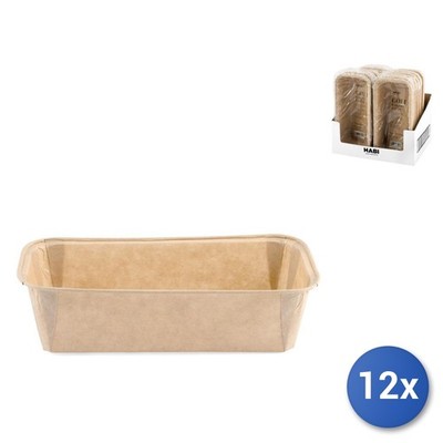 12X Habi Gold Set 4 Rechteckige Formen, Cm22X9X6