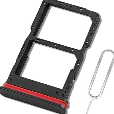 Dual SIM Karte Rahmen für Honor X8 5G SIM Tray Slot Halter Schwarz