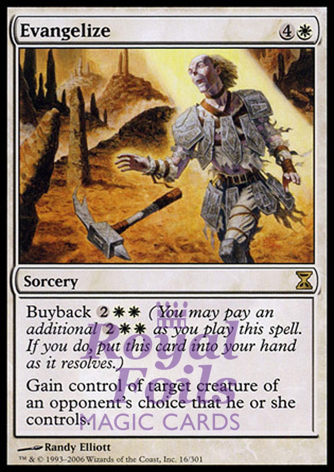 Evangelize 1x FOIL TSP MTG Time Spiral Rare MINT white