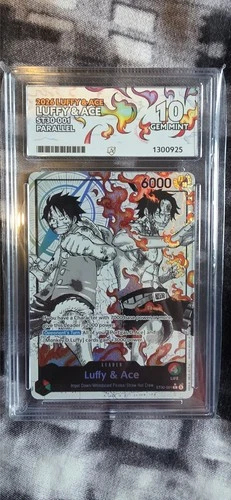 Luffy & Ace (Parallel) Foil L Starter Deck EX: ST30-001 ACE 10 Perfect Subs