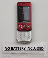 RETRO Sony Ericsson Walkman W760a Red Cell Phone for AT T - WORKING - H9086