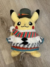 Pok mon Center Christmas Wonderland Pikachu Plush Toy Limited Edition