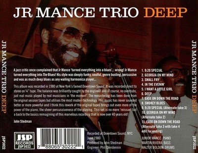 DEEP: THE CLASSIC 1980 NEW YORK STUDIO SESSION REMASTERED, REFRESHED AND REIMAGI