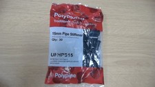 Polypipe UFHPS15 Plastic Pipe Stiffener 15mm - PACK OF 30 - NEW