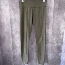 Aerie Womens Medium Olive Green Chill Play Move Leggings Athleisure Loungewear