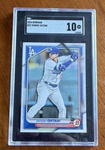 2024 Bowman Shohei Ohtani #33 SGC 10 Los Angeles Dodgers Baseball Card