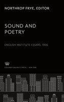 Northrop Frye | Sound And Poetry | Buch | Englisch (2022) | Ean 9780231928922