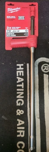 MILWAUKEE SDS-Max VAC Bit 7/8 x 15.75 x 23-1/2" 48-20-2160