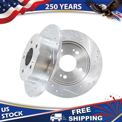 10.22'' Rear Drilled Disc Brake Rotors for Acura Integra Type R Honda Accord 3.0L