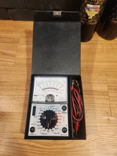 Universal Enterprises M110 United Airlines Analog Electrical Multimeter w/ Case