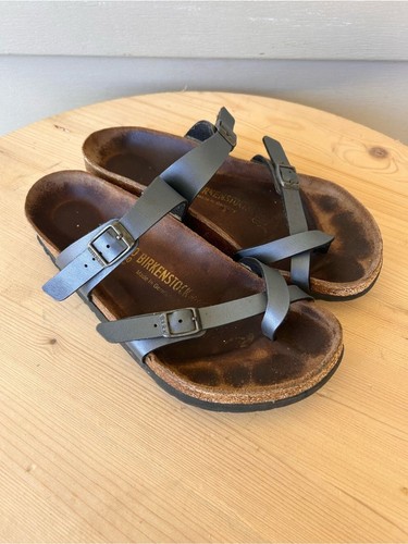 Birkenstock Mayari Sandals in Charcoal Gray