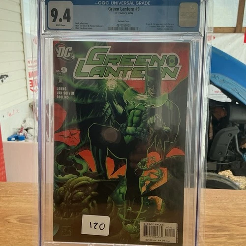 Green Lantern #9 (DC, 2006) Van Sciver Variant Cgc 9.4 Fresh Graded