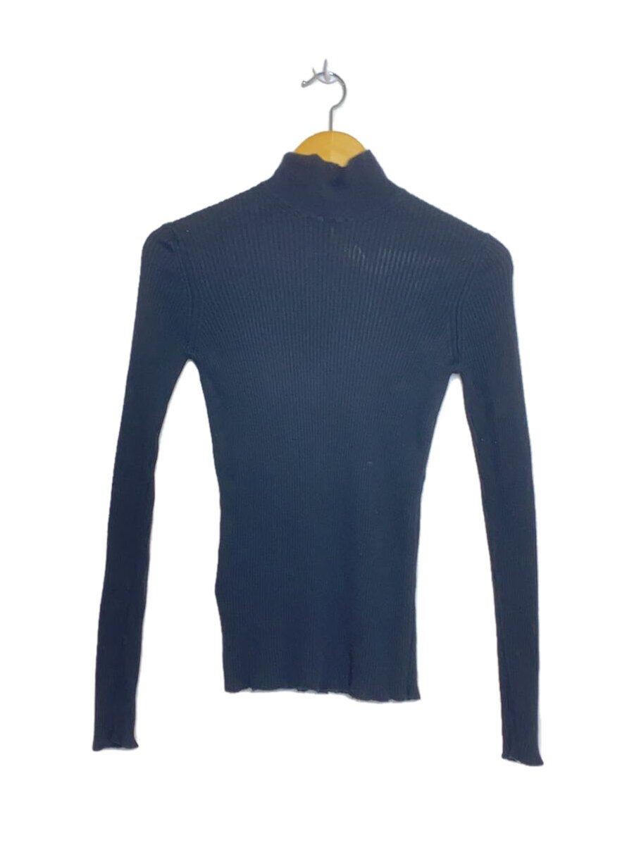PRADA◆ニット・セーター(薄手)/36/コットン/BLK/DNA945 S221 1YKU PRADA knit sweater (thin 36 cotton Black DNA945 S221 1YKU