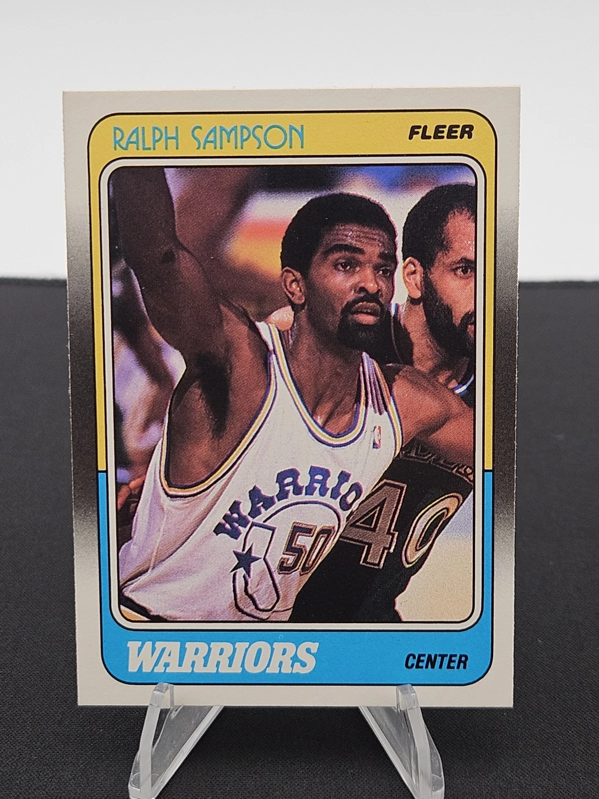 1988-89 Fleer Basketball Ralph Sampson #49 Golden State Warriors NBA