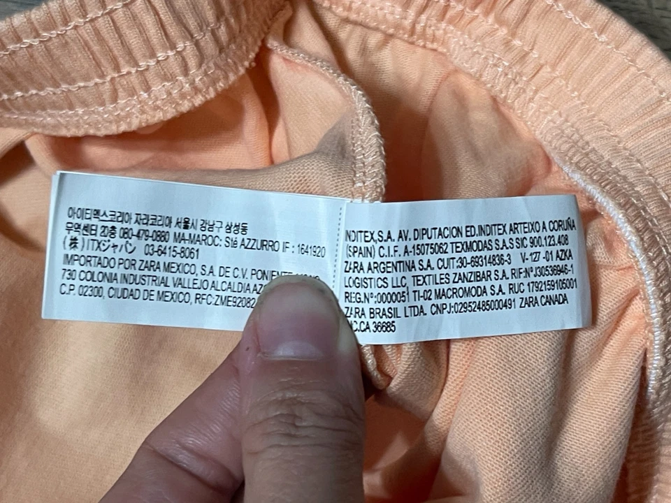 Saia Zara, Jovem Menina Tamanho 13-14, Laranja, Puxador, Cintura Elástica - Imagem 4 de 4