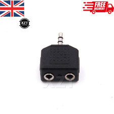 3.5MM MINI STEREO JACK PLUG TO 2 3.5MM SOCKETS HEADPHONE ADAPTOR SPLITTER