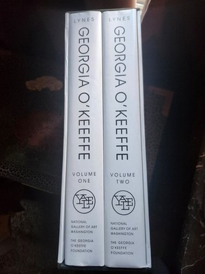 Georgia O'Keeffe Catalogue Raisonne - complete 2-volume hardcover set - BB Lynes