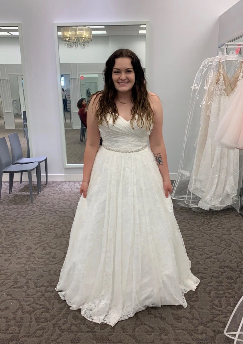Full-Length A-Line David's Bridal Wedding Dresses for sale