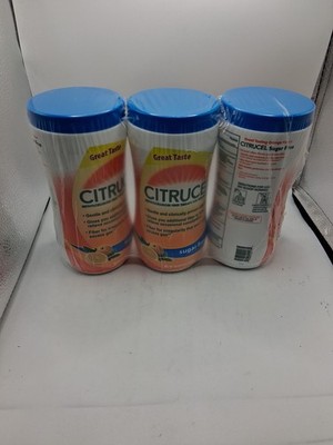 3x Citrucel Sugar Free Fiber Powder For Occasional Constipation Relief Orange...