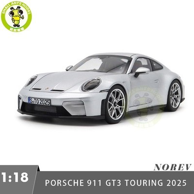 1/18 Porsche 911 GT3 Touring 2025 Norev 187002 GT Silver Diecast Model Car