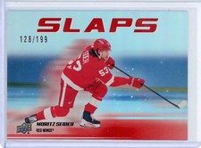 2025-26 U.D. Series 2 Hockey RED SPLAPS #128/199 DETROIT RED WINGS Moritz Seider