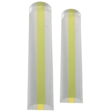 2 Pcs Transparent Ruler Book Magnifier for Reading Document