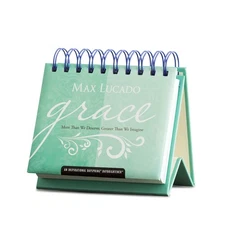 Dayspring Max Lucado - Grace - Perpetual Calendar (85394), 5 1/4" x 4 1/4" x...