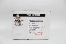 Polar Fasteners 2" x .099 15 Degree Wire Coil HDG Ring Shank - POL2099HDGR36M