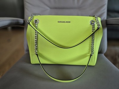 Neu! Michael Kors Handtasche, Apfelgrün, Jet- Set, 30x 22x 12