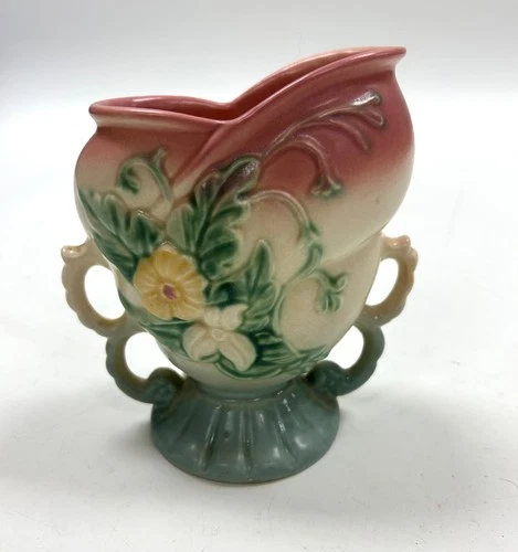 Hull Art Pottery Vintage Wildflower Matt Vase Artist Design Signed