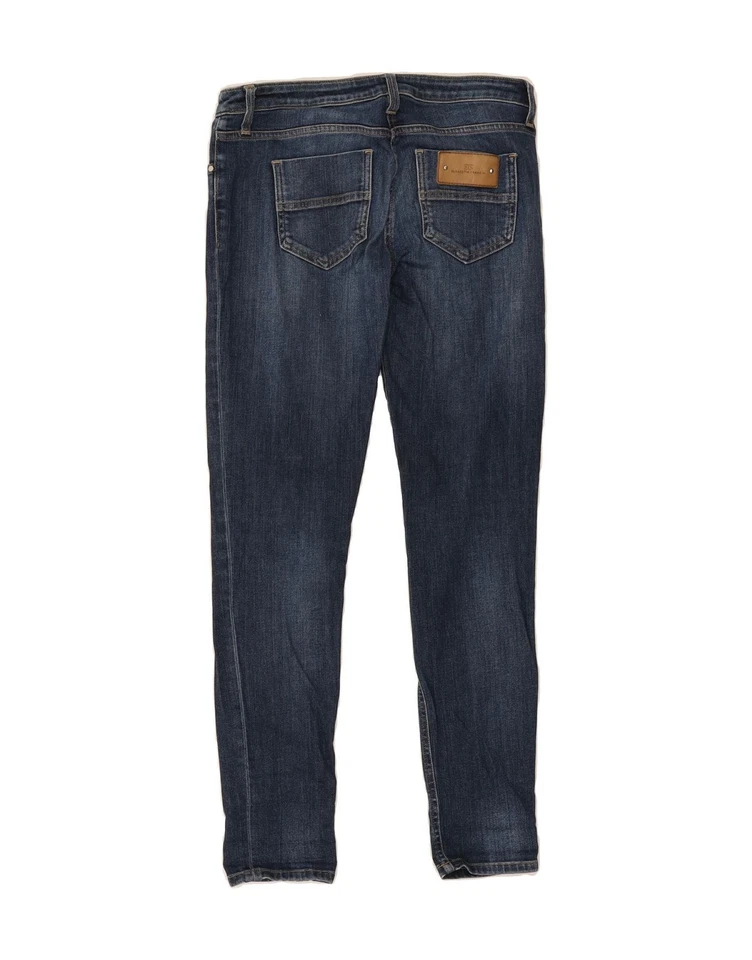 ELISABETTA FRANCHI Womens Skinny Jeans W29 L29 Blue Cotton CQ11 - Image 2 of 3