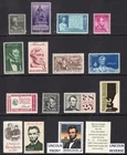 US 1938-95 VF NH PRESIDENT ABRAHAM LINCOLN COLLECTION of 15 Stamps Free USA Ship
