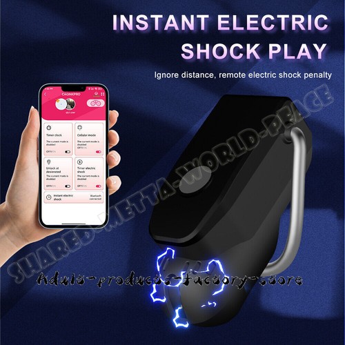 Upgraded INK 3 Smart APP Remote Control Electric Cage Chastity Belt for Men - Picture 11 of 21