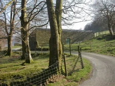 Photo 6x4 Nant Madog, stone barn Elan Village Stone barn at the end of th c2009