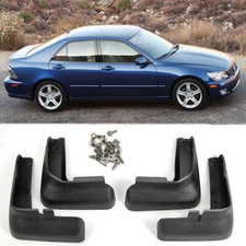 4 Pcs Front & Rear Fender Splash Guard Mud Flap For 01-05 Lexus IS300 Altezza