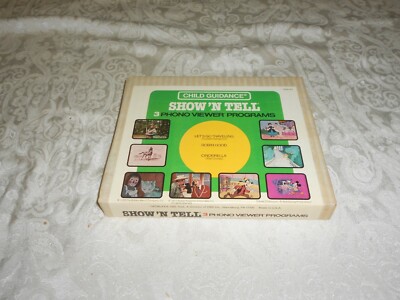 NEW CHILD GUIDANCE SHOW 'N TELL 3 PHONO SET