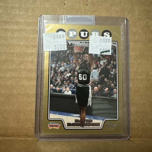 2008-09 TOPPS GOLD BORDER #179 DAVID ROBINSON 1925/2008