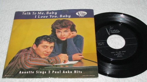 Annette - Talk To Me Baby - Vista 369 - Annette Sings 2 Paul Anka songs - LISTEN