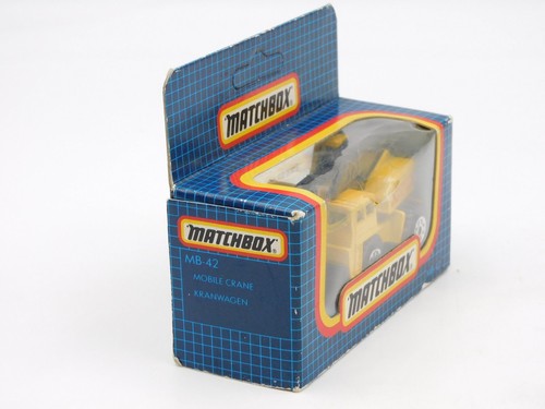 Matchbox Superfast Mobile Crane Reynolds 80s MB-42 IN Box Macau - Picture 2 of 3